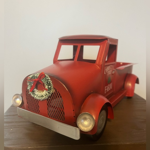 😍 3x $25 Clearance Christmas Tree Farm Truck Happy Holidays Planter - Picture 2 of 8